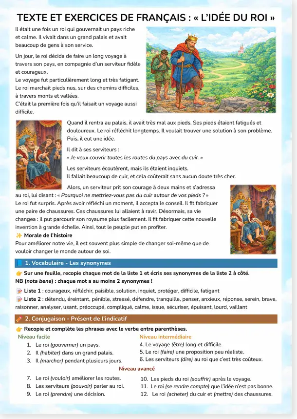 L'idée du roi