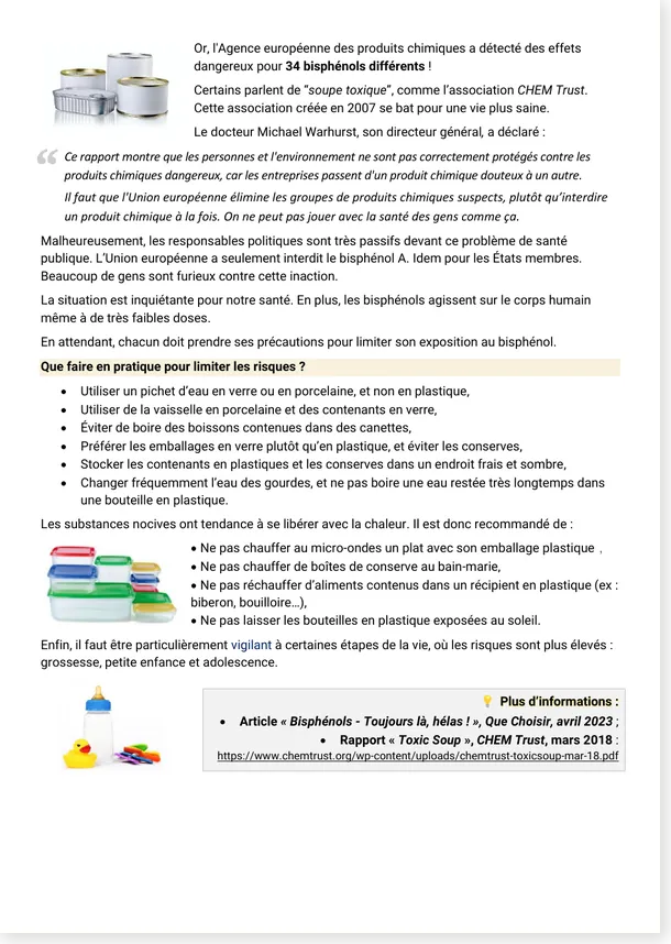Bisphénol danger invisible et omniprésent page 2